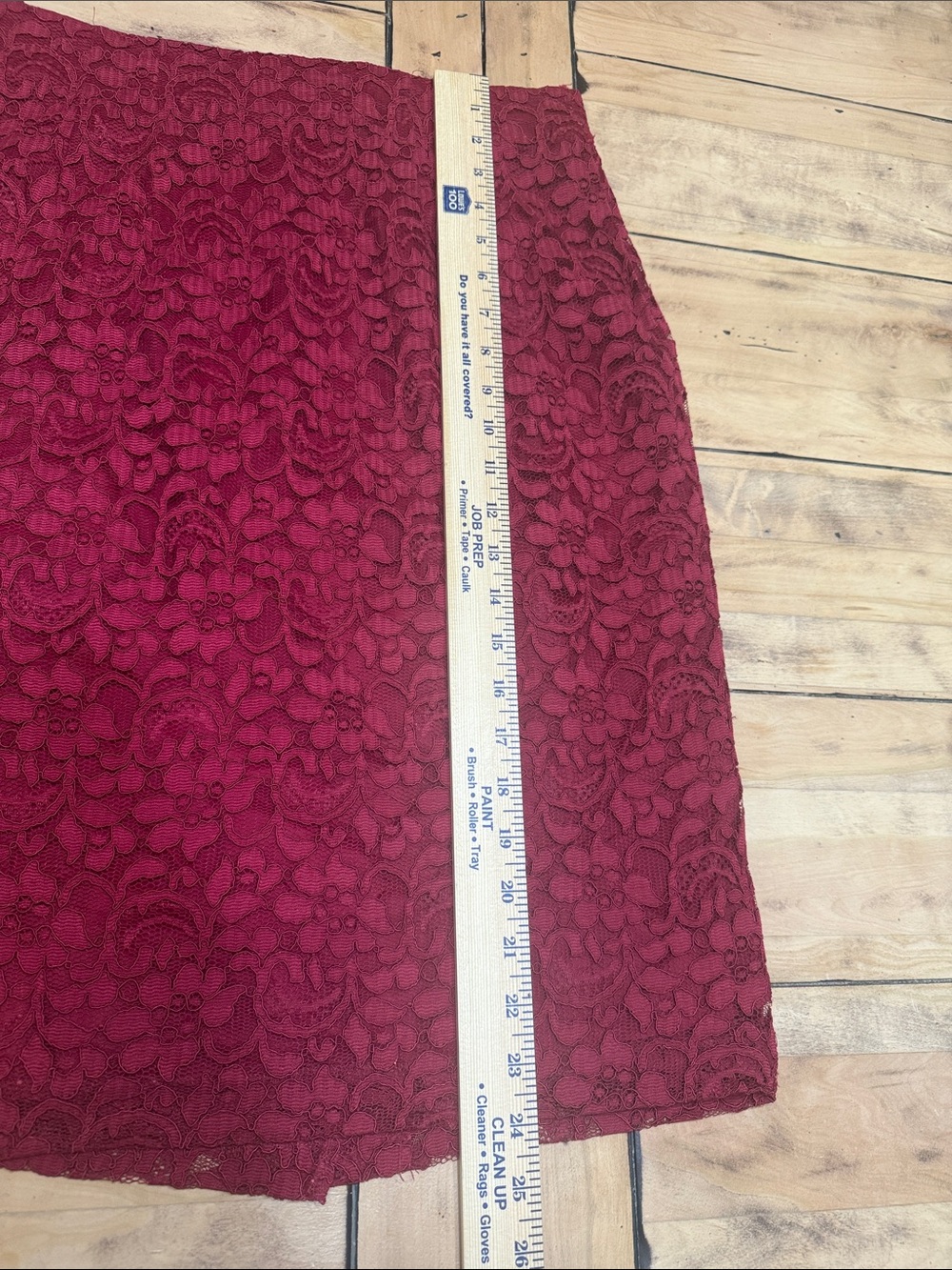 VTG Liz Claiborne Night Wine Raspberry Lace Skirt Suit Church Lady Cocktail - Picture 8 of 10